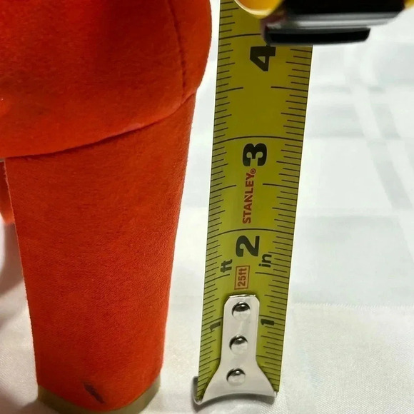 BILLINI Red high ,chunky heel suede shoes with bow & ankle wrap adjustable ties - Picture 14 of 14